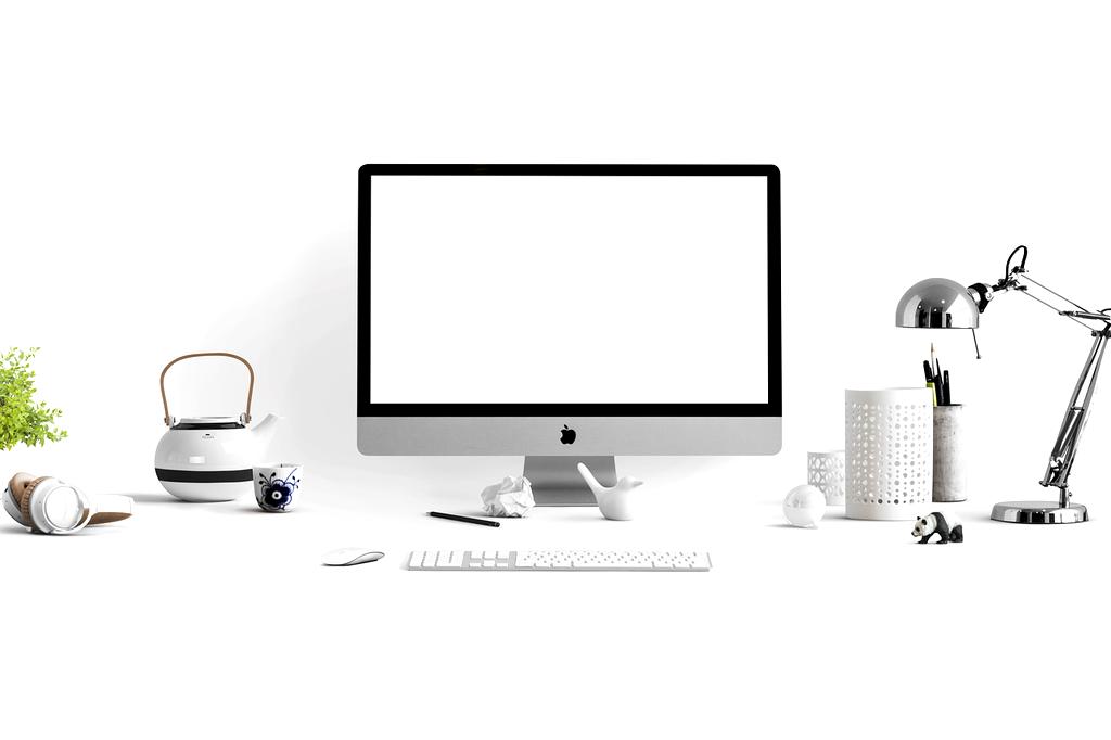 Office workspace filled with organized documents